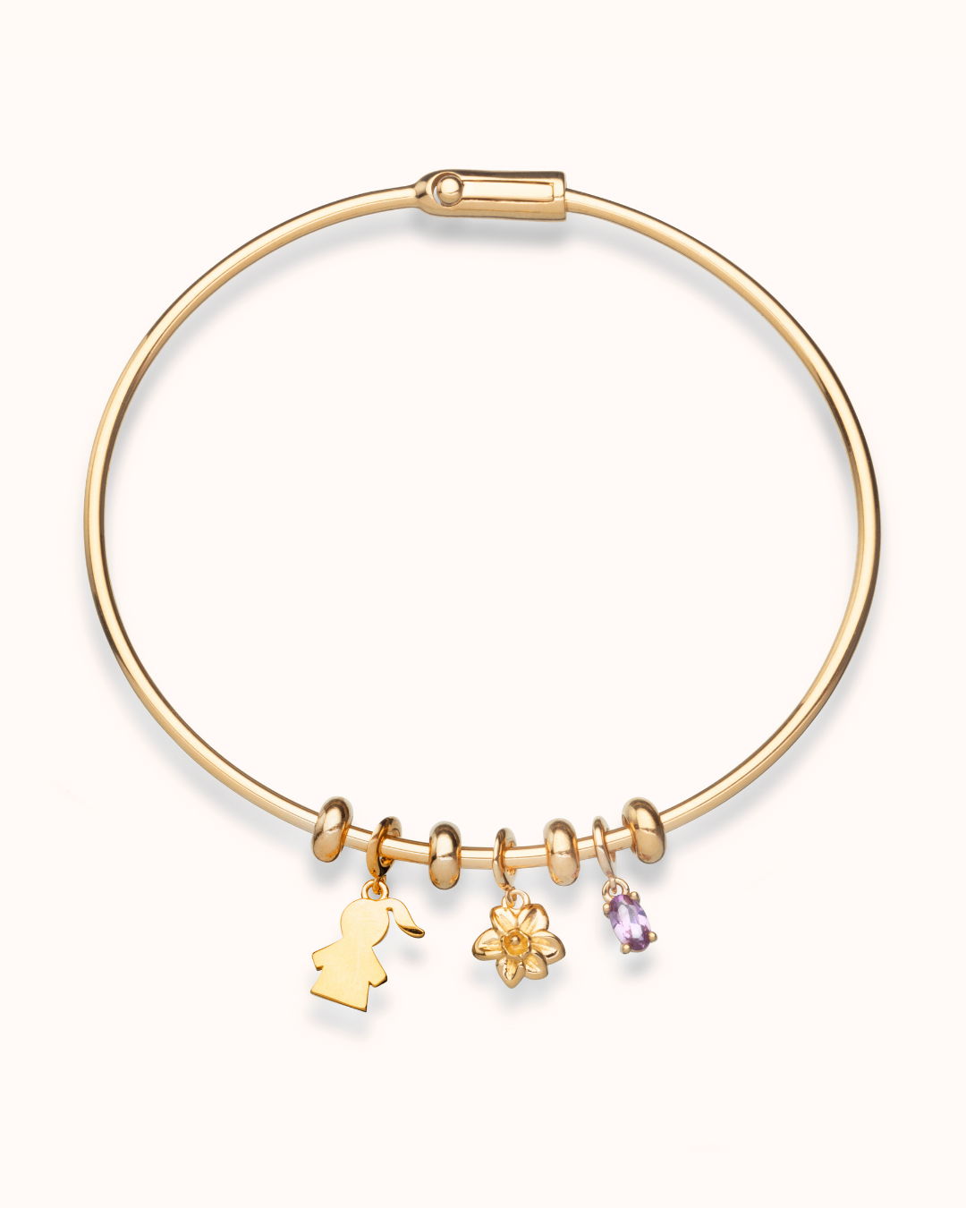 Create Your Own Bangle - Gold plated