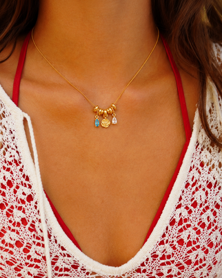 Create Your Own Bedelketting - Verguld - Gepersonaliseerde Ketting