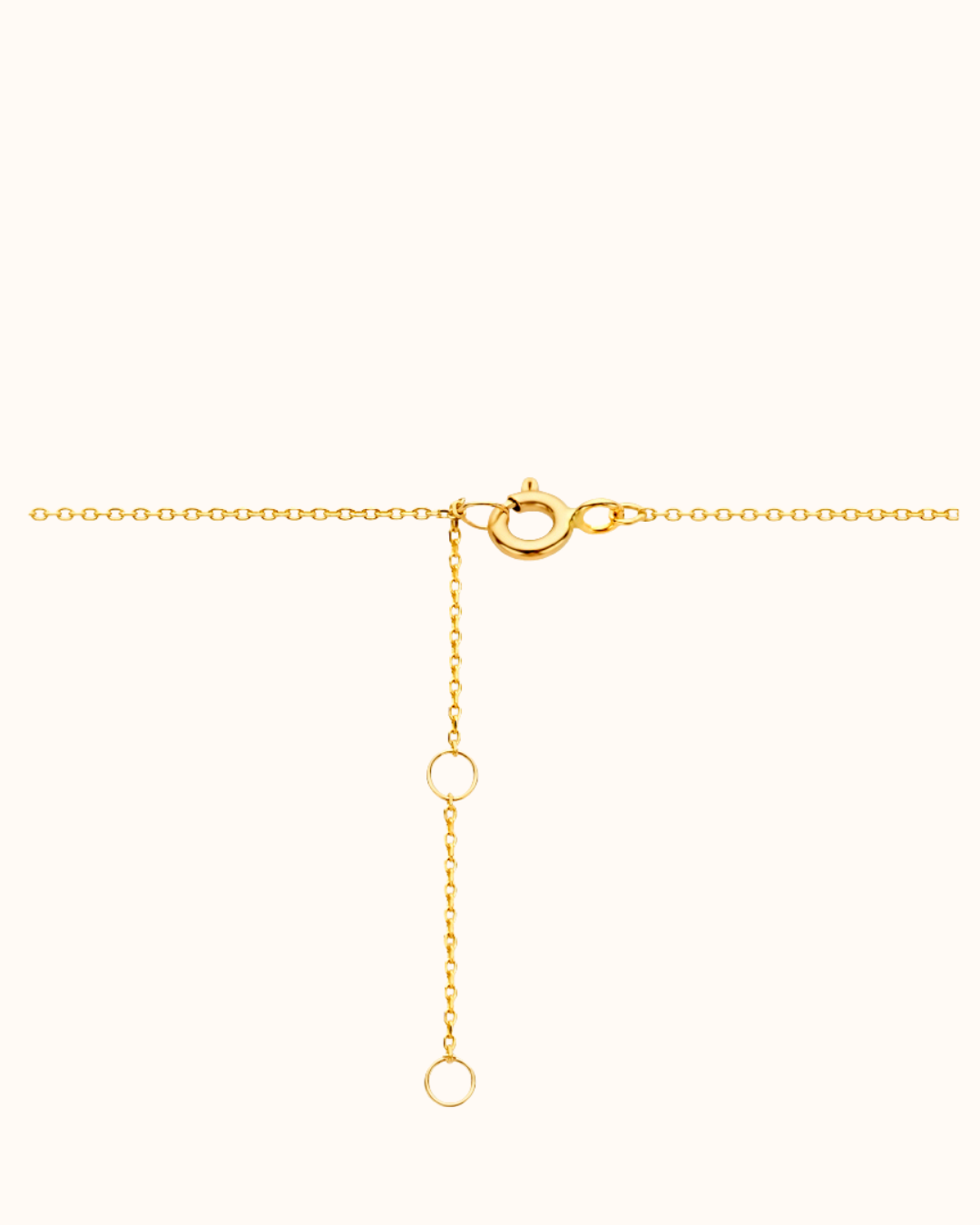 Mini open Herz Kette - 585er Echtgold