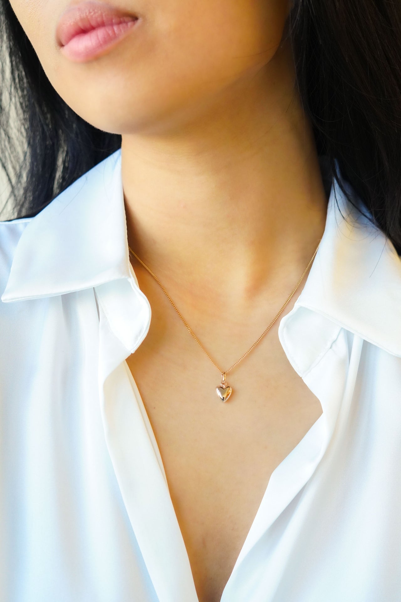 Tiny Heart Necklace - Gold Plated