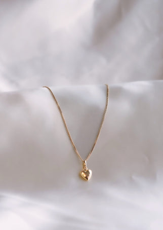 Tiny Heart Necklace - Gold Plated