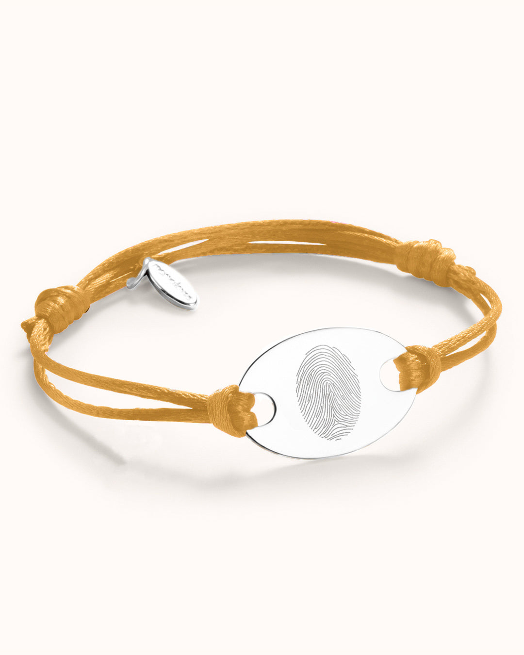 Vingerafdruk Oval Armband - Sterling Zilver 925 - Ovaal