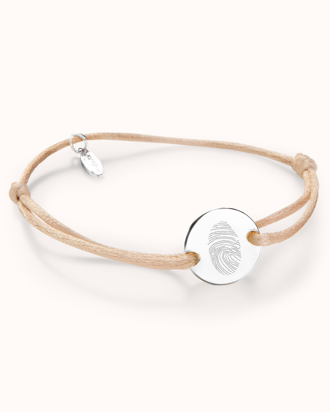 Vingerafdruk Round Armband - Sterling Zilver 925 - Round