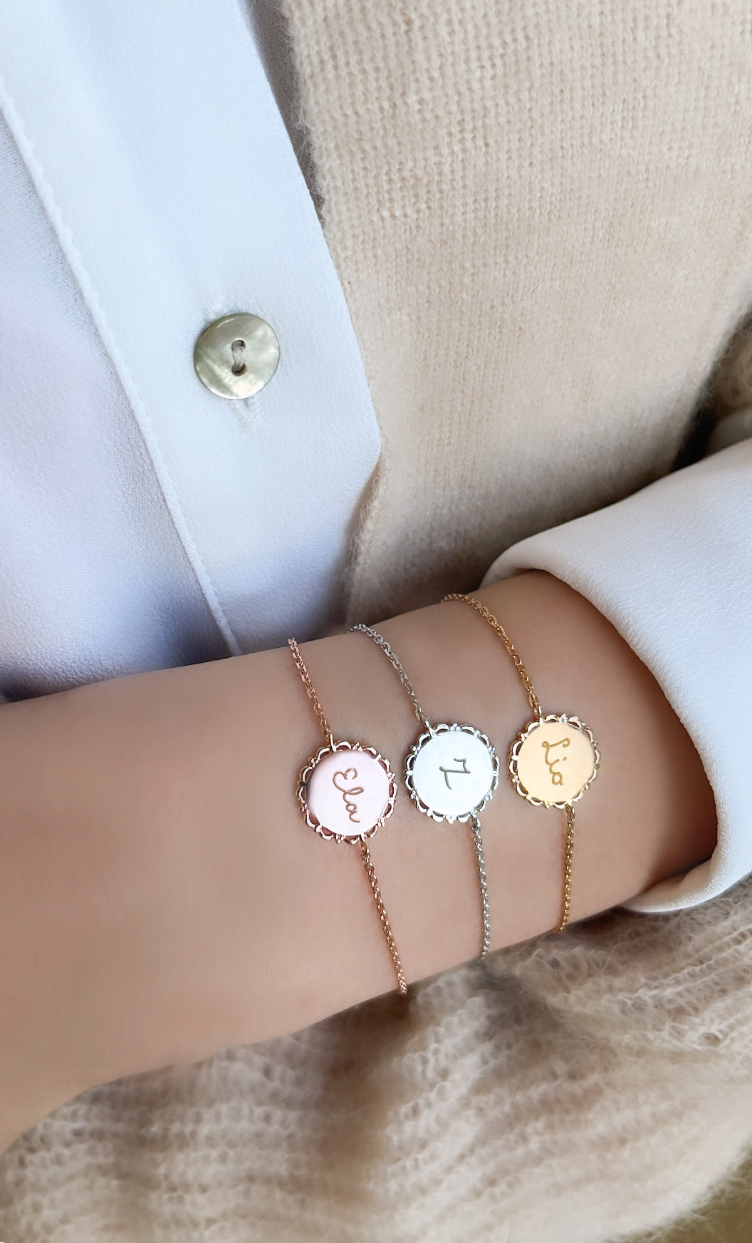 Vintage Coin Bracelet - Silver