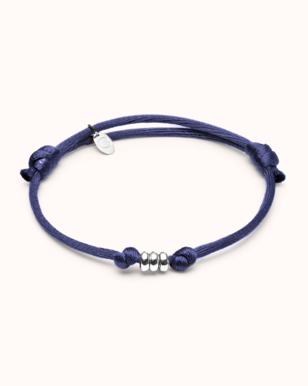 14k Family Ring Bracelet - White Gold