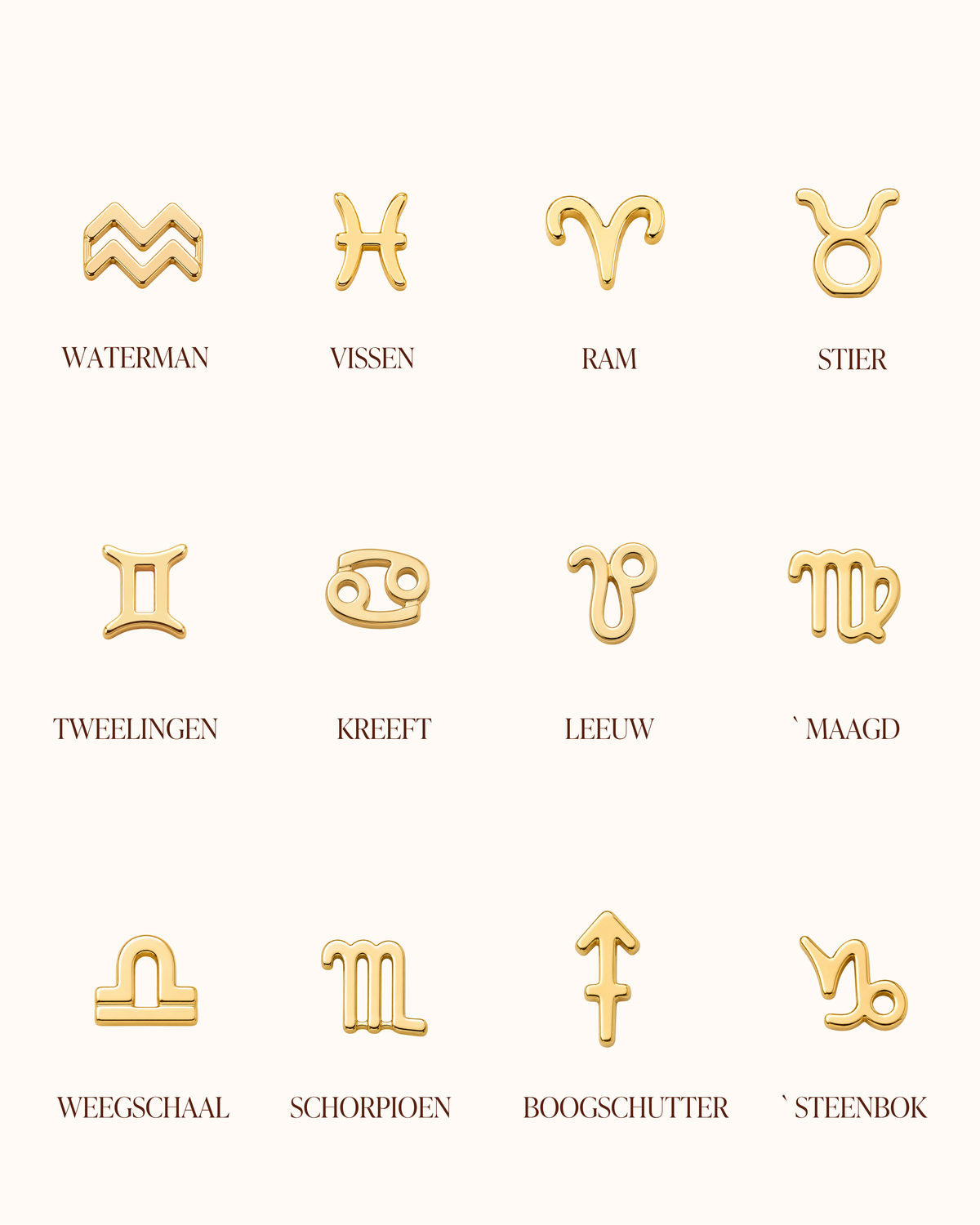 Bracelet Zodiac - Plaqué Or